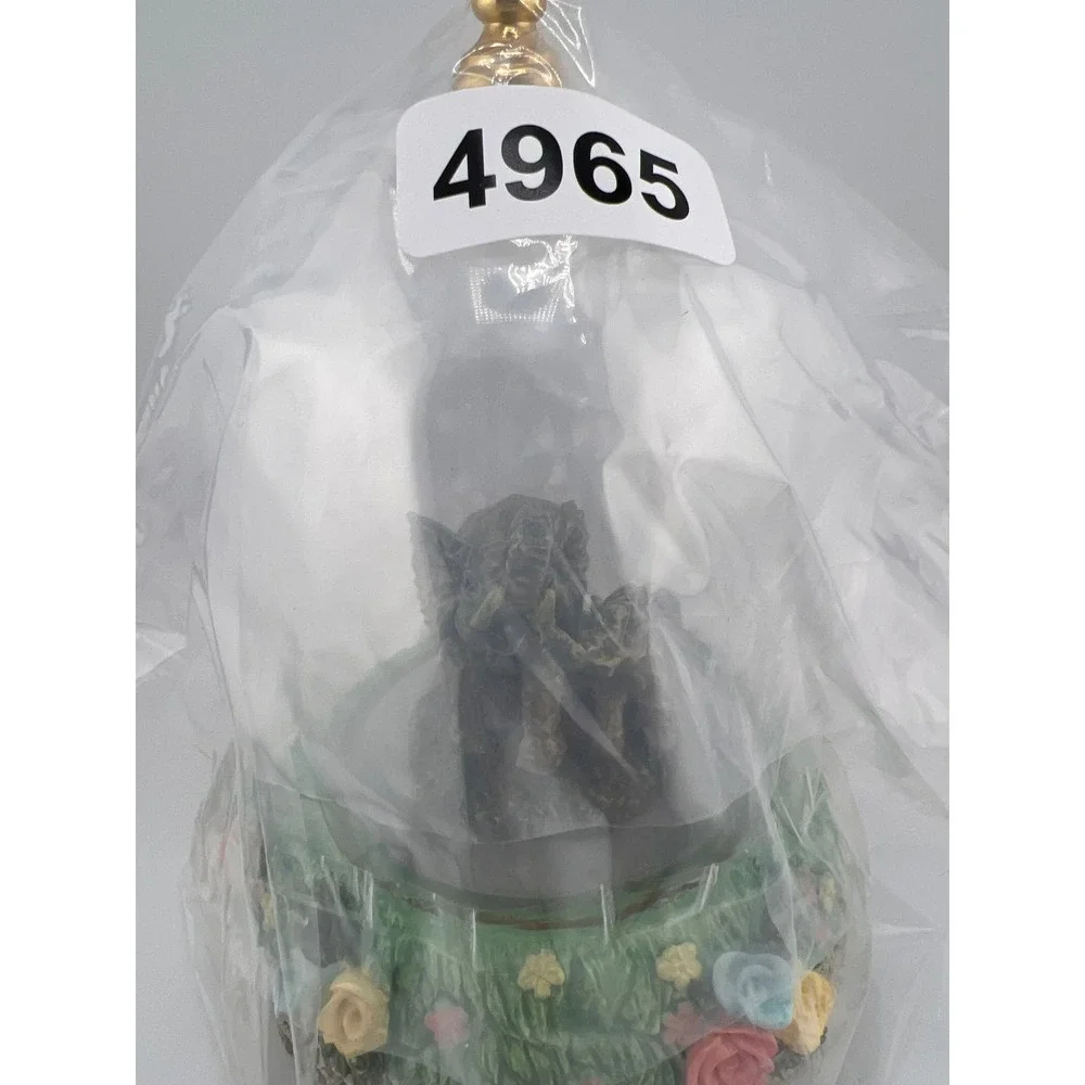 Elephant Dome Music‎ Box Born Free Floral Flowers Pretty